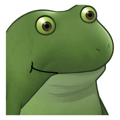 Eyes closed young out going side to side  sticker