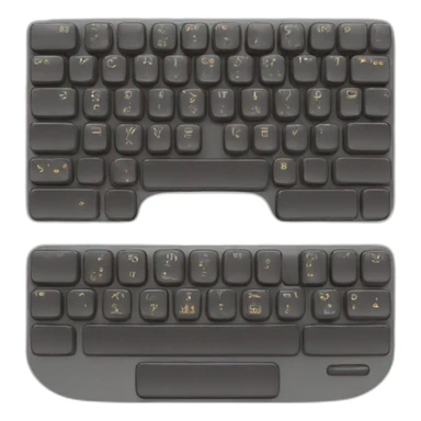 split ergo keyboard sticker