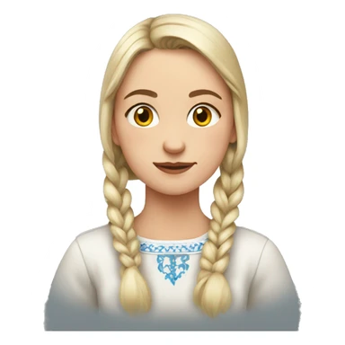 Lena from Belarusian  sticker