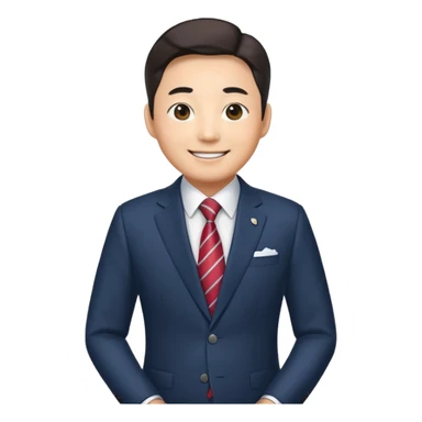President of Korea sticker