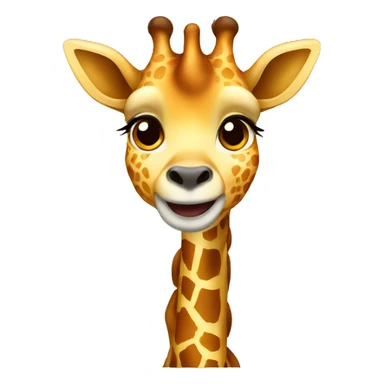 Cute female girrafe sticker