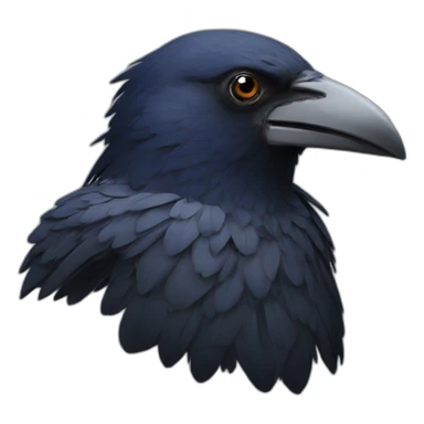 Corbeau  avec marquer cf sticker