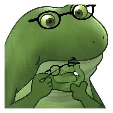 Face biting lip sticker