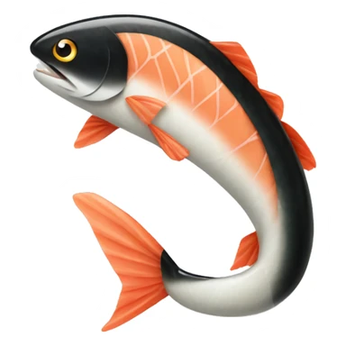 Sushi salmon sticker