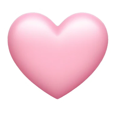 Baby pink colored heart sticker