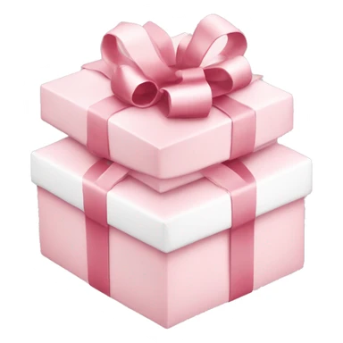 Light pink Christmas gifts under a white Christmas tree  sticker