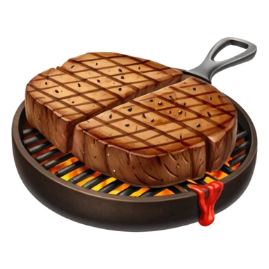 steak with grill marks sticker