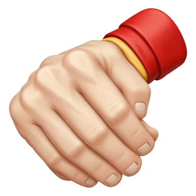 a fist shaking profusely sticker