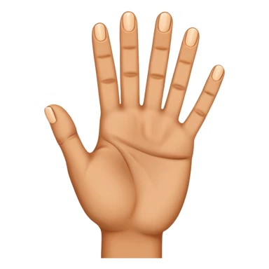 Hands with four fingers.  sticker