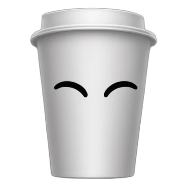 Styrofoam cup of lean sticker