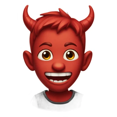 Tricky little devil sticker