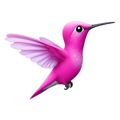 pink hummingbird sticker