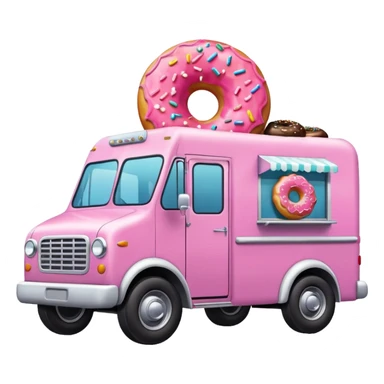 amazing donut truck sticker