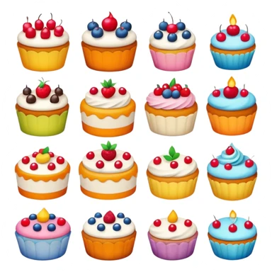 انواع کیک sticker