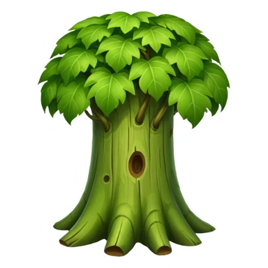 Giant stem plant big like a trunk sticker