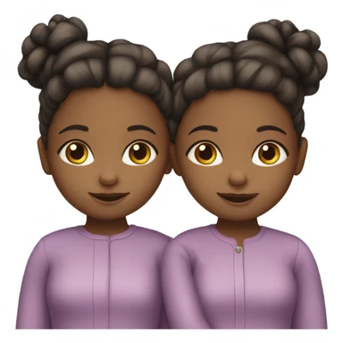 twin daughters sticker