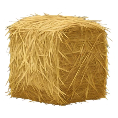 Bale of hay sticker