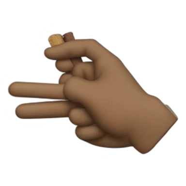 handing a blunt sticker