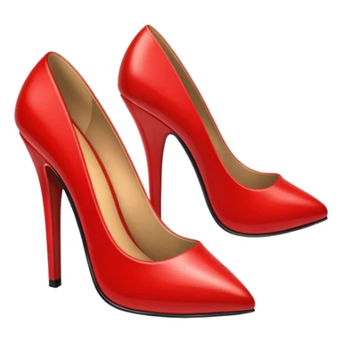 two Red heels sticker