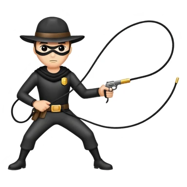 Robbery with black laso sticker