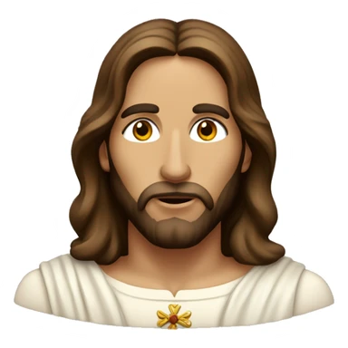 Jesus Christ with KISS makeup sticker