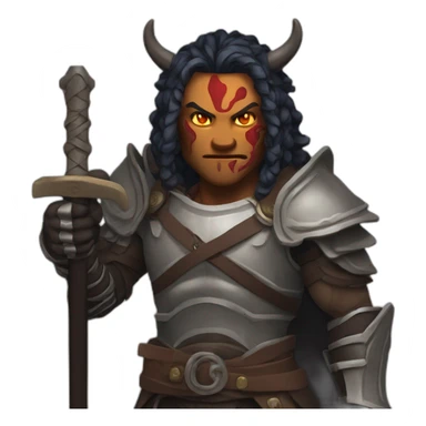 Doma demon slayer sticker