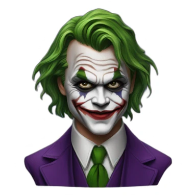 leonardo di caprio as the joker sticker