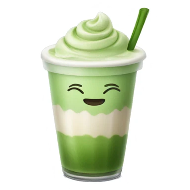 Ice matcha latte  sticker