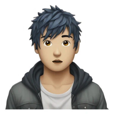 lee hooni from suicide boy sticker