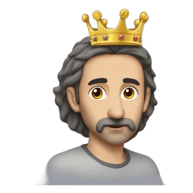 Zemmour mélanger avec un rat et une couronne  sticker