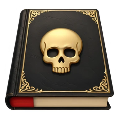 black magic book sticker