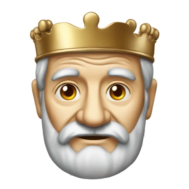 old man chess king piece sticker