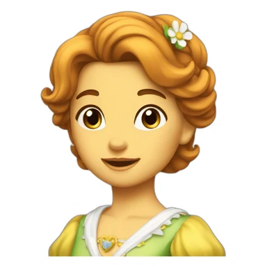 Princesse daisy sticker