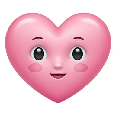 cute and lovely pink heart sticker