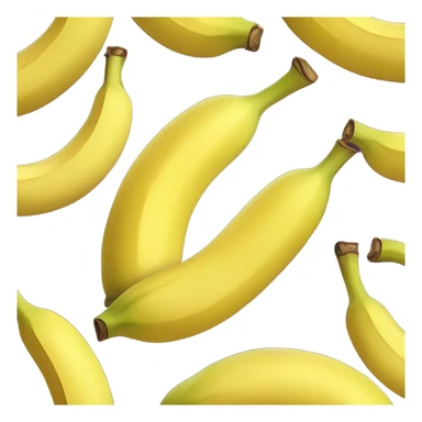 Create a bright yellow banana emoji with golden highlights, adding a premium, sophisticated look. Include subtle texture and a light golden shimmer, symbolizing a higher level of support and progress. sticker