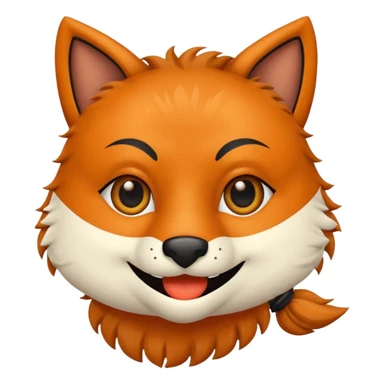 Diseña un Zorro saludando  sticker