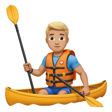canoeist sticker