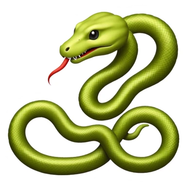 Create text that reads “Blame Snakes” sticker