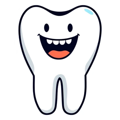 Hayes missing bottom tooth  sticker