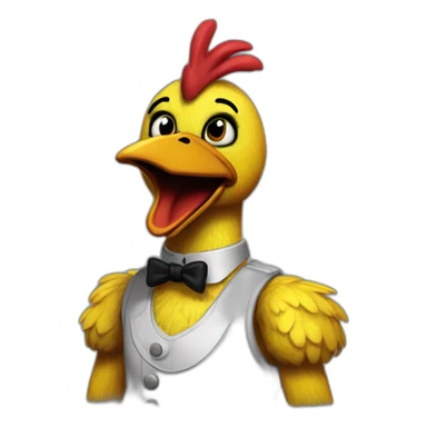 chica the chicken from five night at freddy sticker
