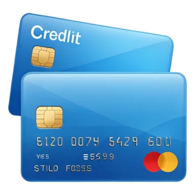 Cartão de crédito sticker