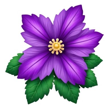 Patchouli flower sticker