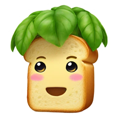 Plant eating bread sticker
