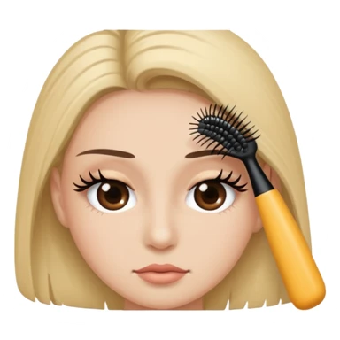  batting lashes sticker