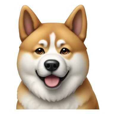 dog akita inu sticker