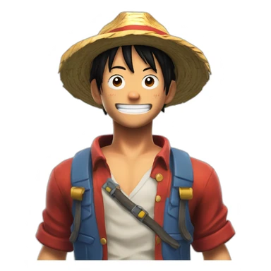 Luffy et un skin fortnite sticker