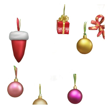 Christmas tree with Ariana grande  ornaments sticker