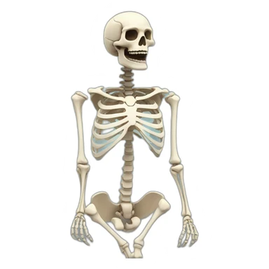 Skeleton sur araignée sticker