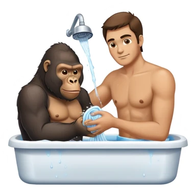Guy who washin gorillas sticker
