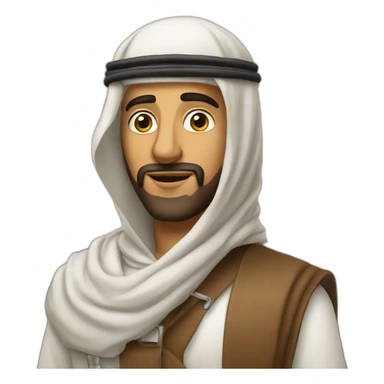 Arabe avec un avion  sticker